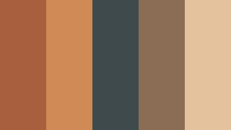 copper cinema club vintage color color palette with hex codes