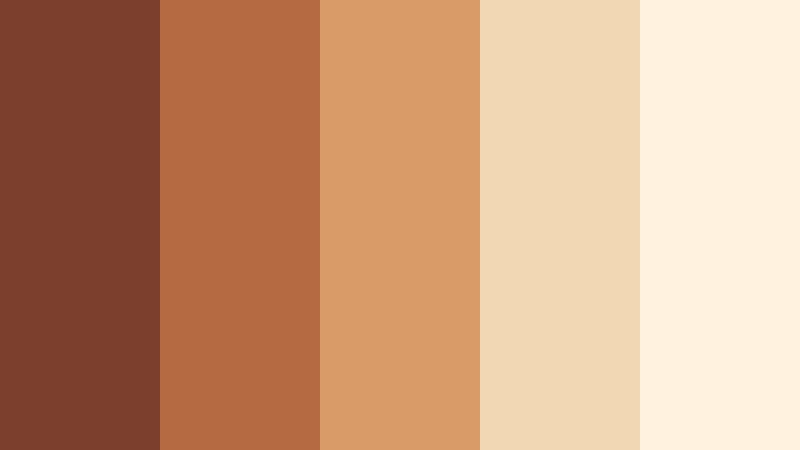 copper cream thanksgiving color color palette with hex codes