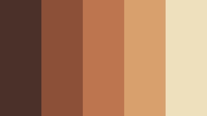 copper flashbulb vintage film color color palette with hex codes