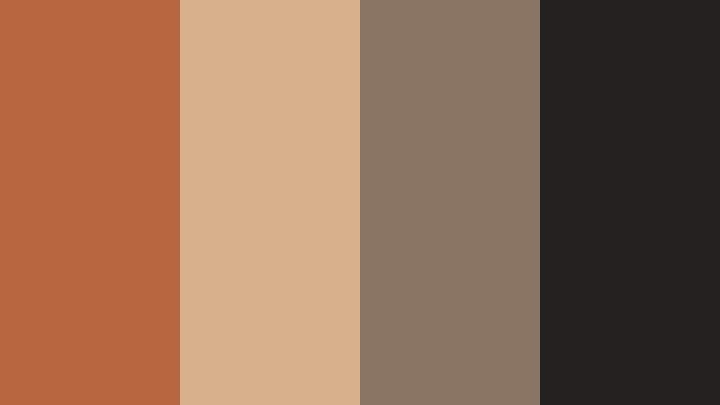 copper loft edit copper glow color palette with hex codes