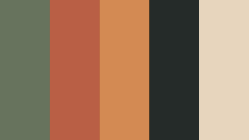 copper moss cinema sage green and clay interior design color color palette with hex codes