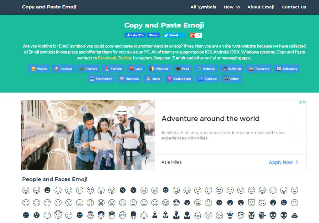 copy and paste emoji site