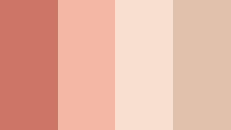 coral and sandline dusky coral color palette with hex codes