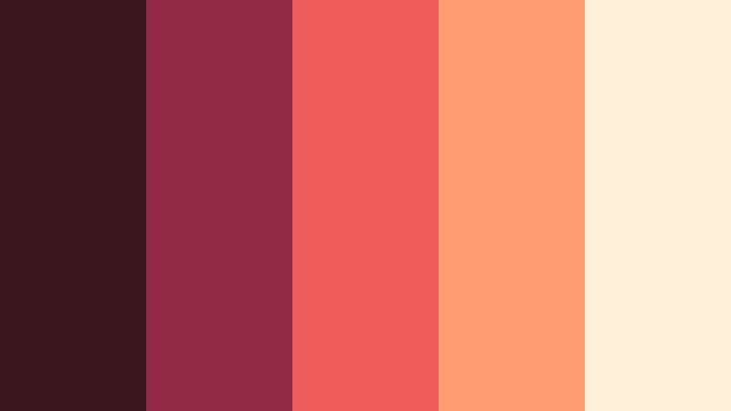 coral flash sale product video color color palette with hex codes