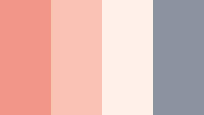 coral marble gallery faded coral color palette with hex codes