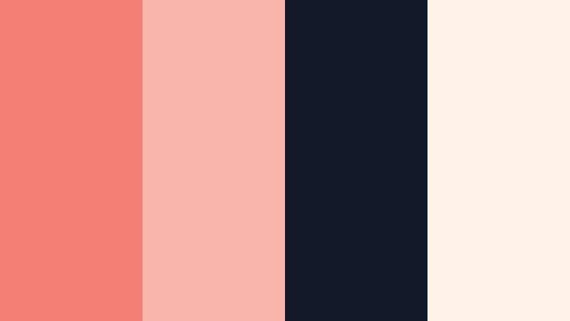 coral neon diner vintage coral pink color palette with hex codes