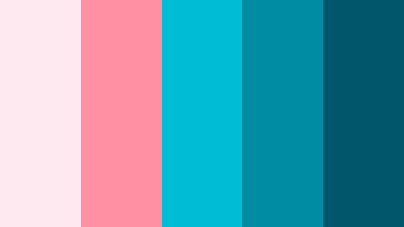 coral reef splash ocean breeze color palette with hex codes