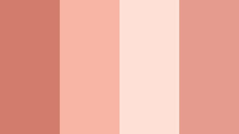 coral rose keepsake dusky coral color palette with hex codes