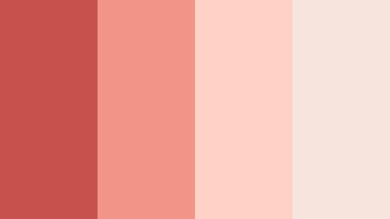 coral rose keepsake rust coral color palette with hex codes