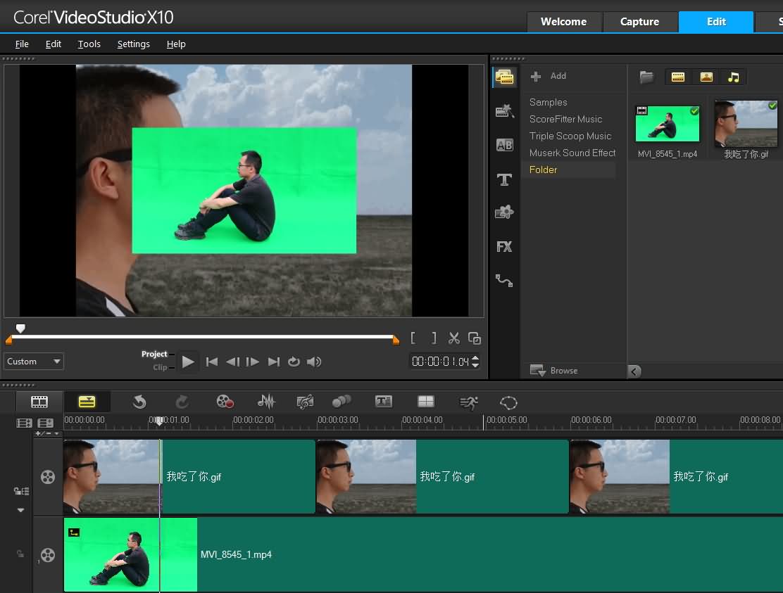 Chroma Key Tutorial How To Use Green Screen In Corel Videostudio Pro X10