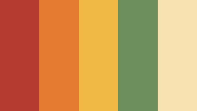 cornucopia pop thanksgiving color color palette with hex codes
