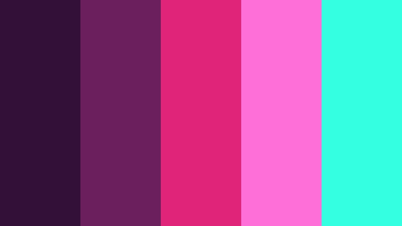 cosmic berry pulse twilight plum color palette with hex codes