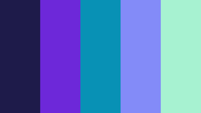 cosmic debug purple and cyan developer tool color color palette with hex codes