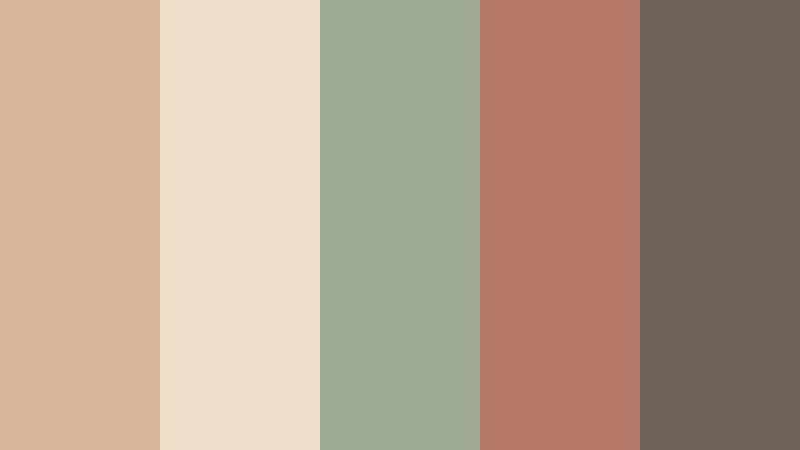 cottage film fade vintage color color palette with hex codes