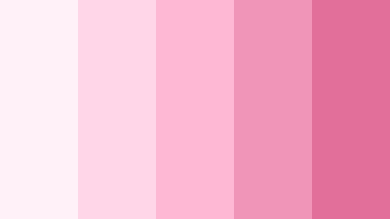 cotton candy cinema vintage rose pink color palette with hex codes