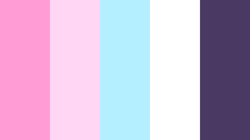 cotton candy circuit cyber pink color palette with hex codes