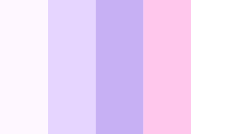 cotton candy croissant lavender and white bakery color color palette with hex codes