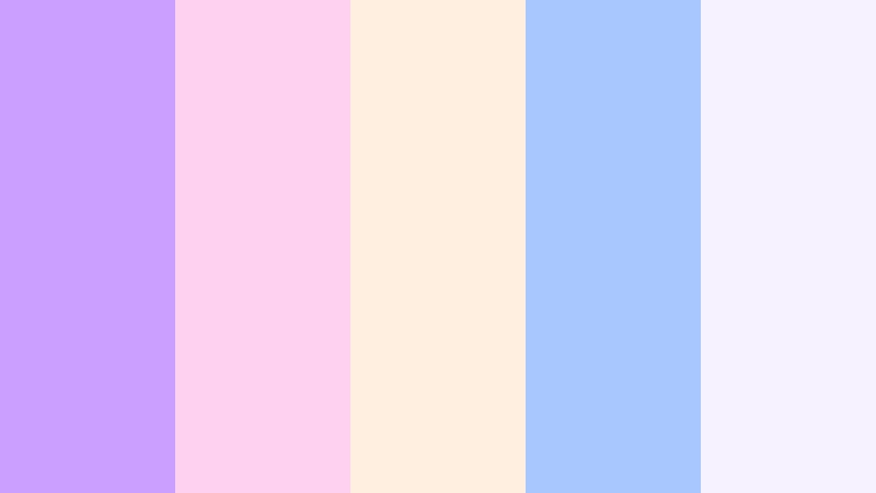 cotton candy skies solar lilac color palette with hex codes