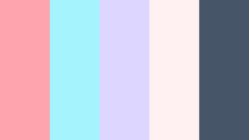 cotton candy sky 2d animation color color palette with hex codes