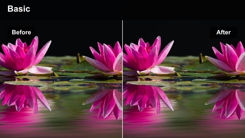 Close shot of an espresso shot pulling from a machine at a coffee bar.