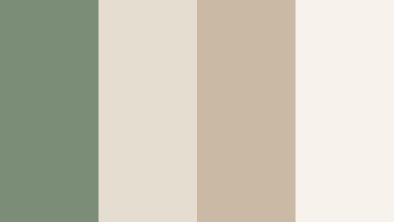 countryside study nook sage leaf color palette with hex codes