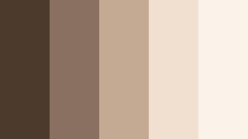 cozy bedroom edit soil brown color palette with hex codes