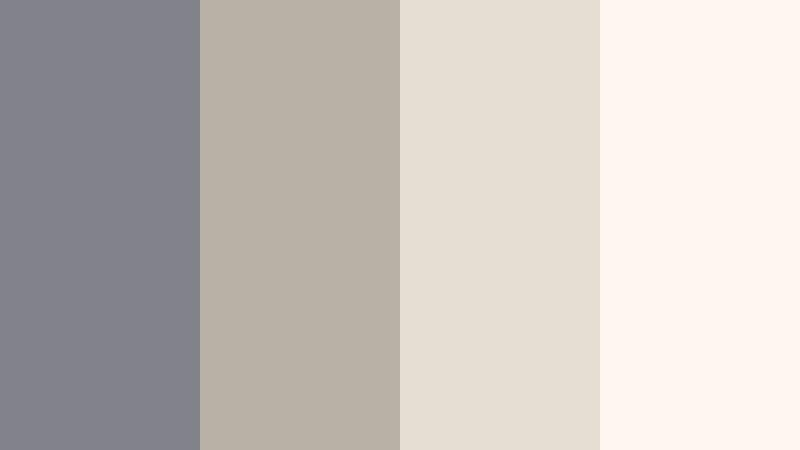 cozy loft workspace storm gray color palette with hex codes