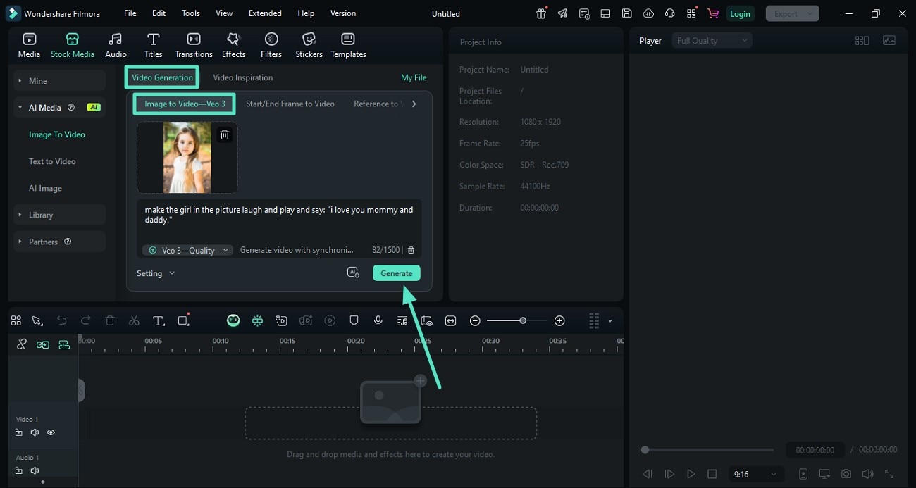 select veo 3 video generation