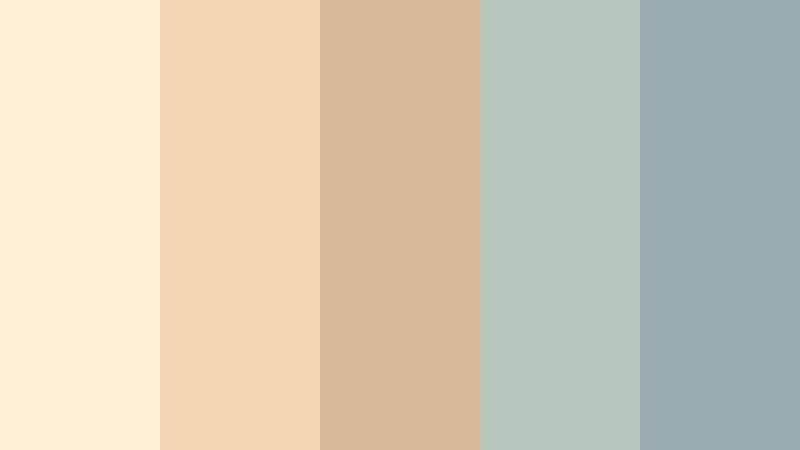 creamy daydream polaroid color color palette with hex codes