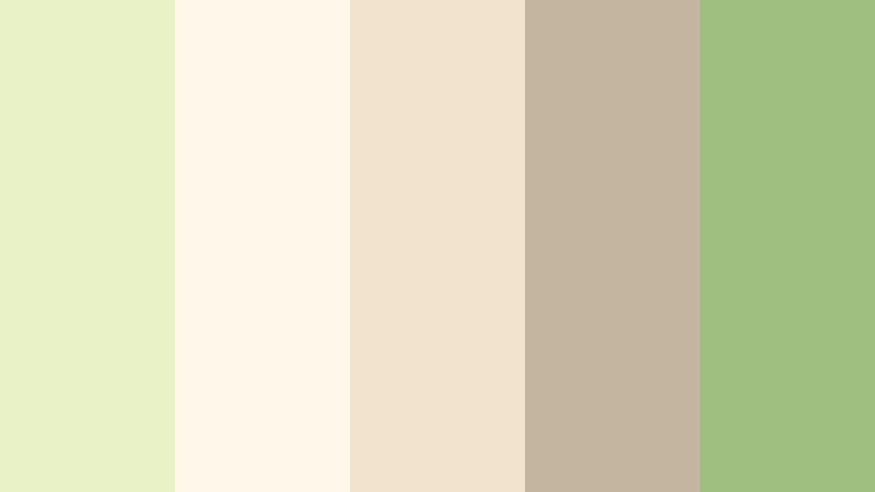 creamy kitchen light avocado cream color palette with hex codes