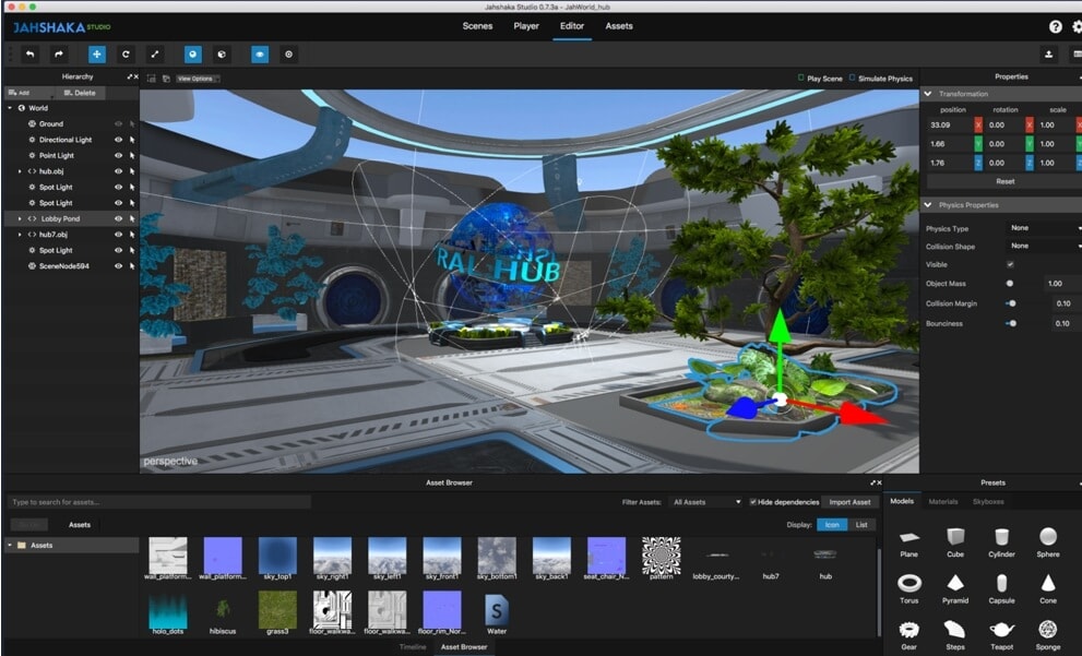 3D-Video erstellen jahshaka studio