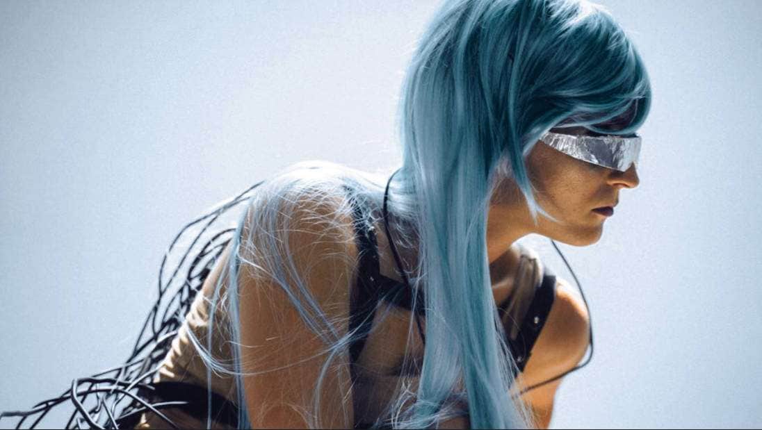 effets vidéo cyberpunk et glitch