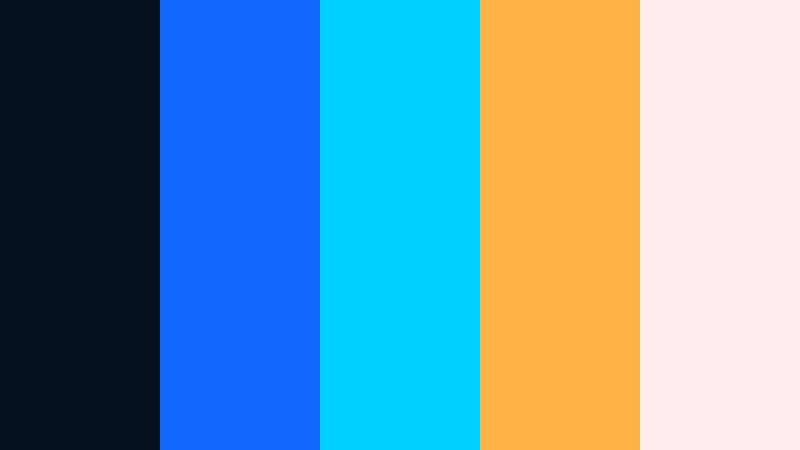 creator studio pop digital blue color palette with hex codes