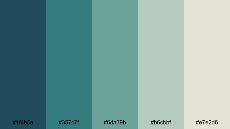 cretaceous riverbank dinosaur color palette with hex codes