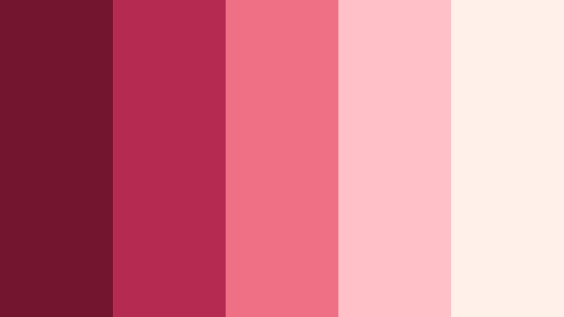 crimson blush spark burgundy and blush jewelry store color color palette with hex codes