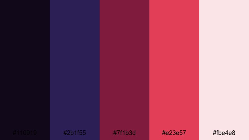 crimson coronation clash royal color palette with hex codes