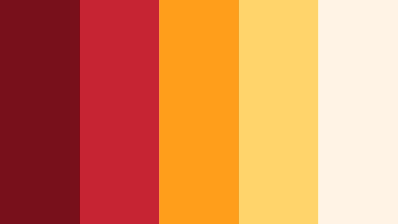 crimson gala spotlight red and gold restaurant color color palette with hex codes