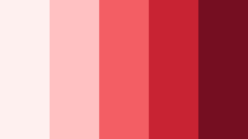 crimson spotlight monochromatic color color palette with hex codes
