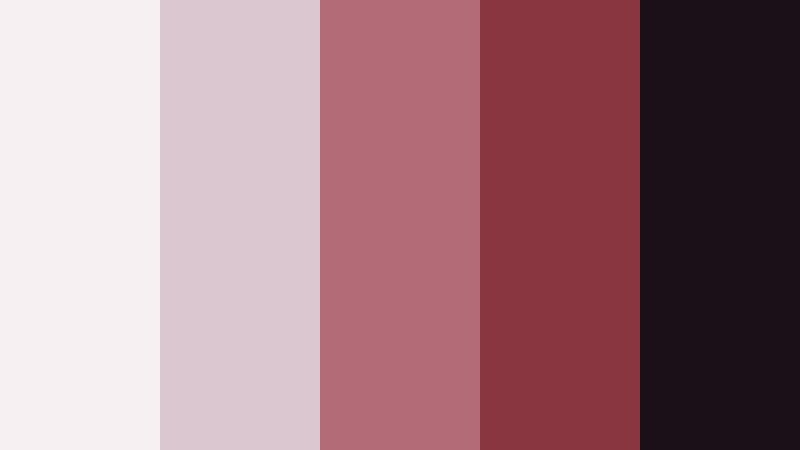 crimson velvet theater soft crimson color palette with hex codes