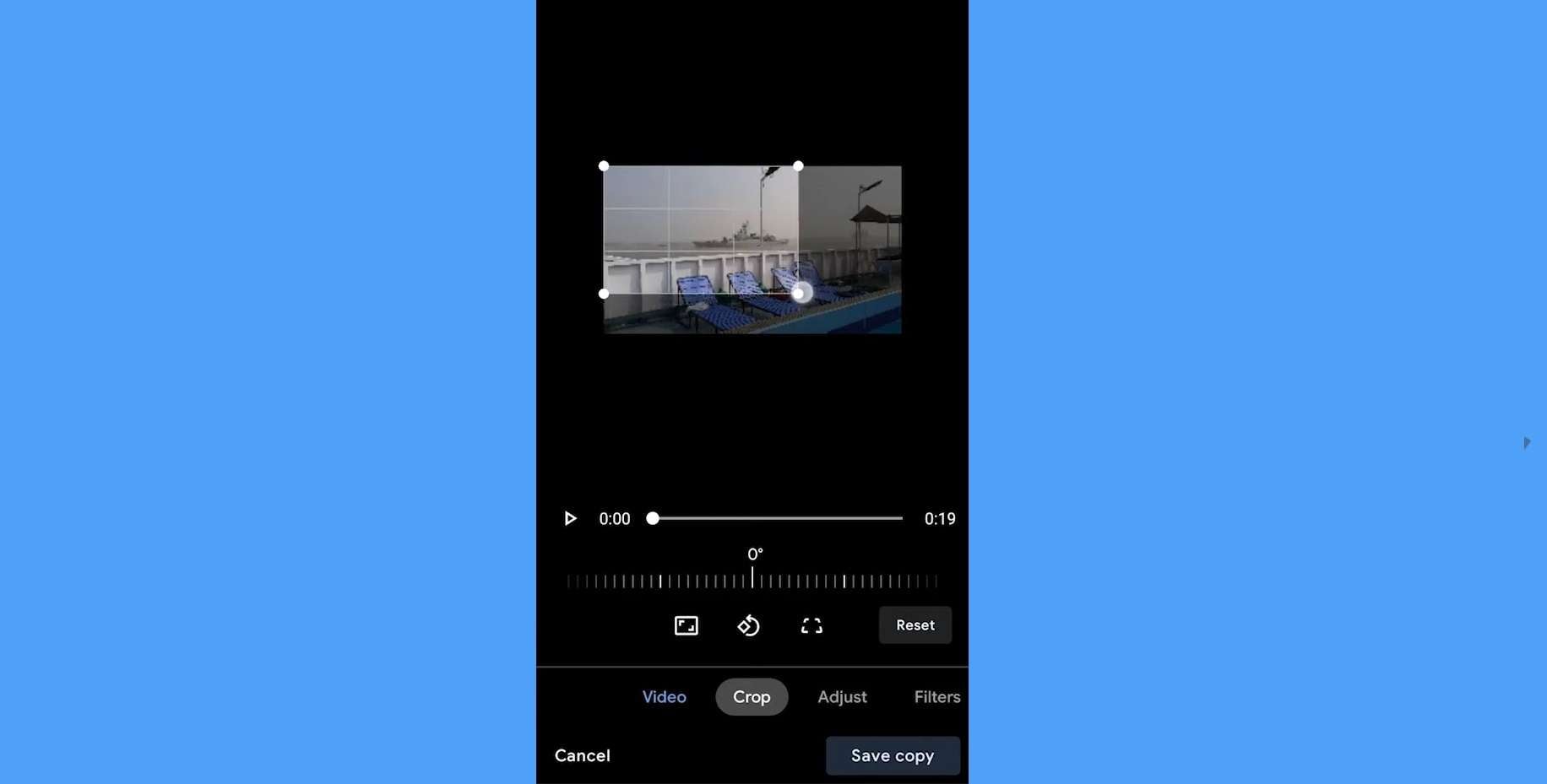 crop videos for instagram on android