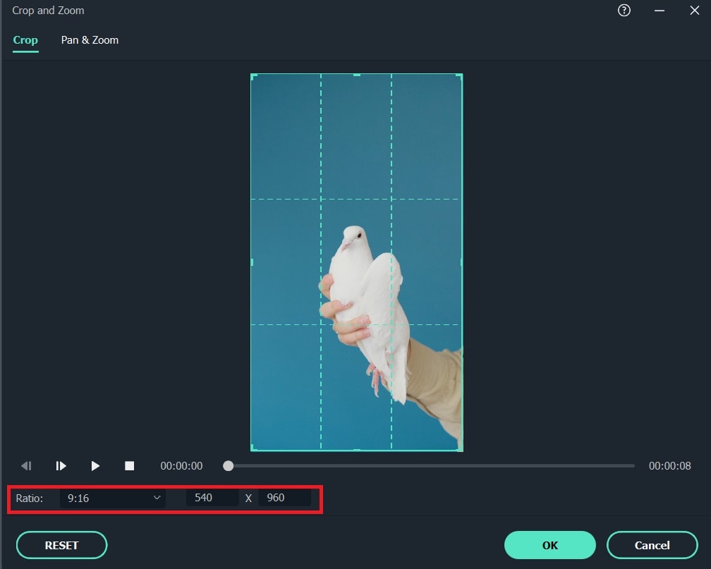 how to crop a video