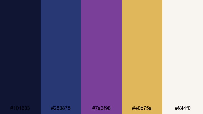 crown jewel harmony royal color palette with hex codes