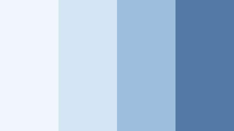 crystal interface lines frost blue color palette with hex codes