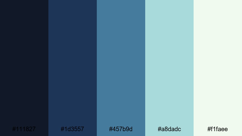 crystal spire dawn castle color palette with hex codes