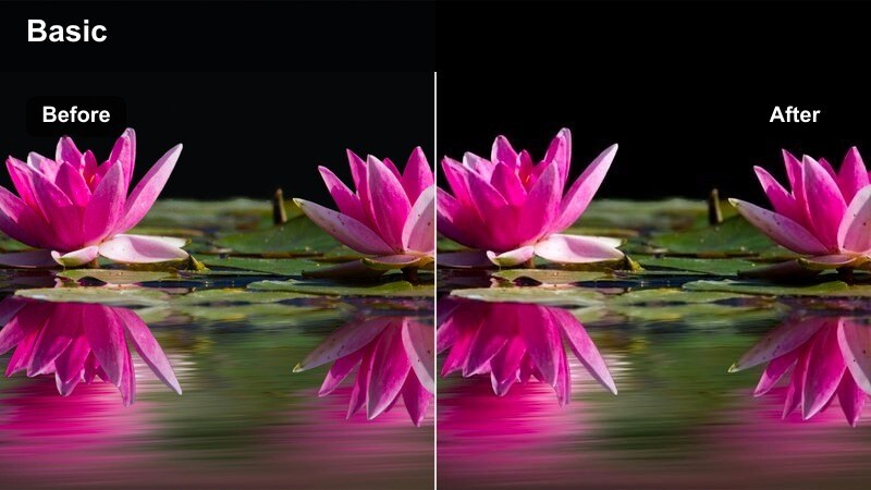 Interior scene with blinds casting striped shadows over a person's face and wall.