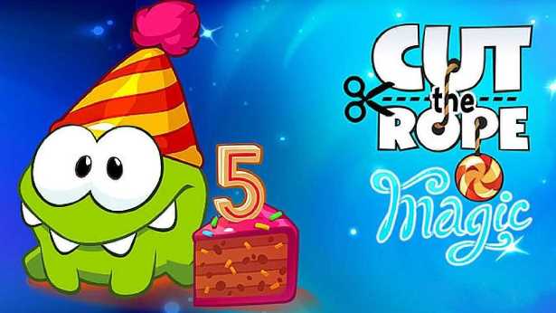 Cut the Rope Magic announced, fifth anniversary celebrated