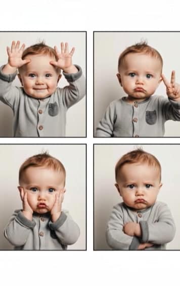 cute kid funny photo booth