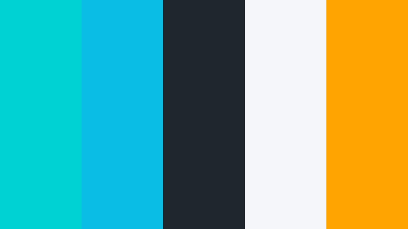 cyan circuit glow explainer video color color palette with hex codes