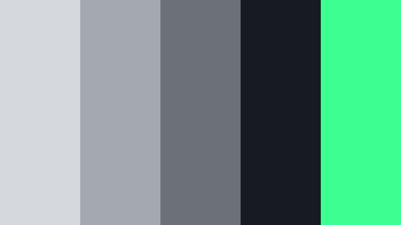 cyber studio grid platinum silver color palette with hex codes