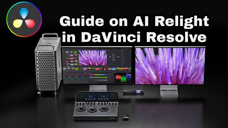 understanding ai relight in davinci resolve